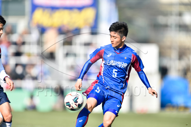 サッカー　山梨学院　ベンチコート アシックス ベンチコート 高校サッカー 山梨学院
