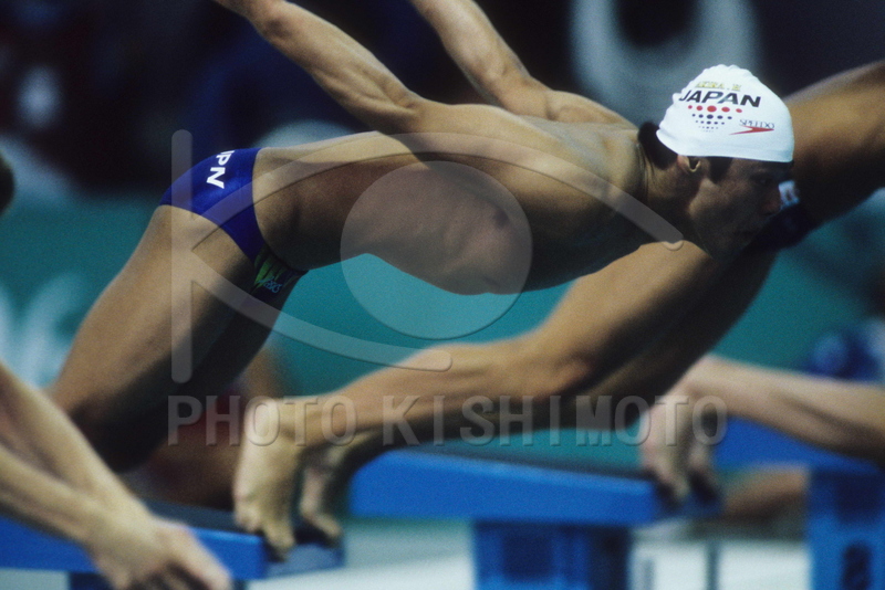 アトランタ五輪 競泳 金メダリスト ブラッド・ブリッジウォーター 直筆サイン アトランタ五輪 競泳 金メダリスト ブラッド・ブリッジ